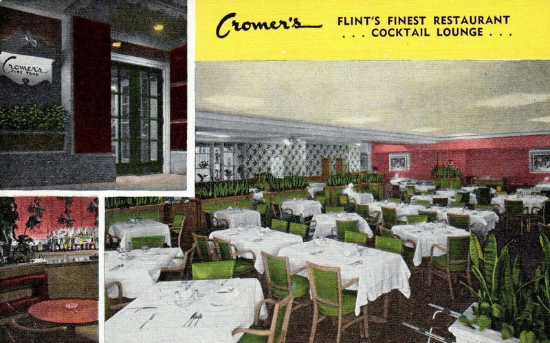 Cromers Restaurant - Vintage Post Card